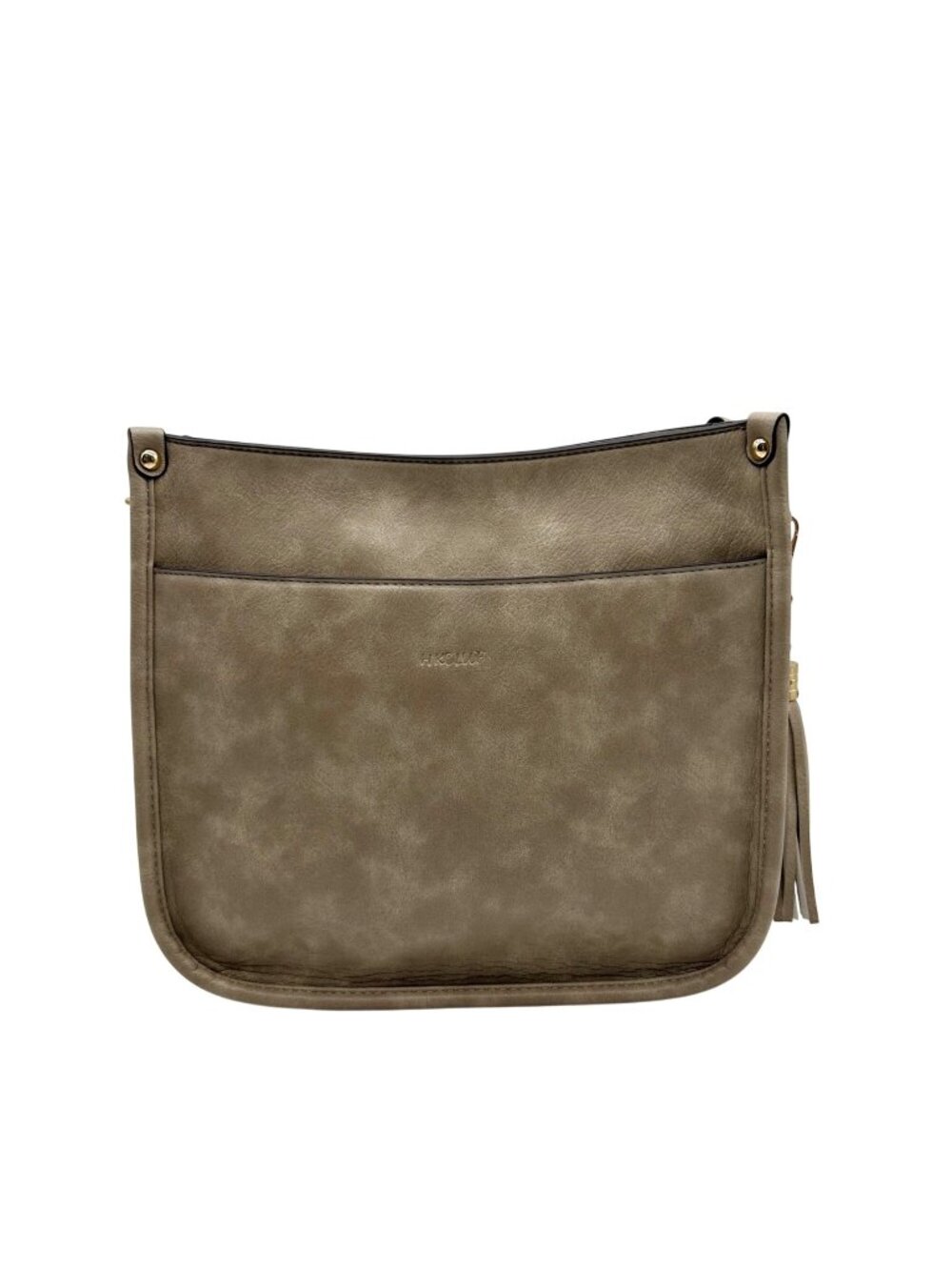 HKCLUF Vegan Leather Hobo Crossbody Bag